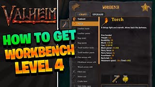 Valheim Tutorial - How To Upgrade To Workbench Level 4