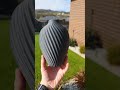 Dark grey medium spiral vase