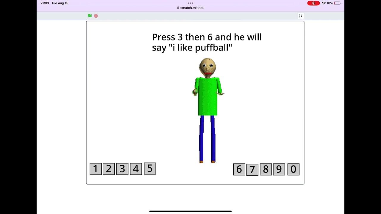 Baldi soundboard v1 is out on scratch youtube