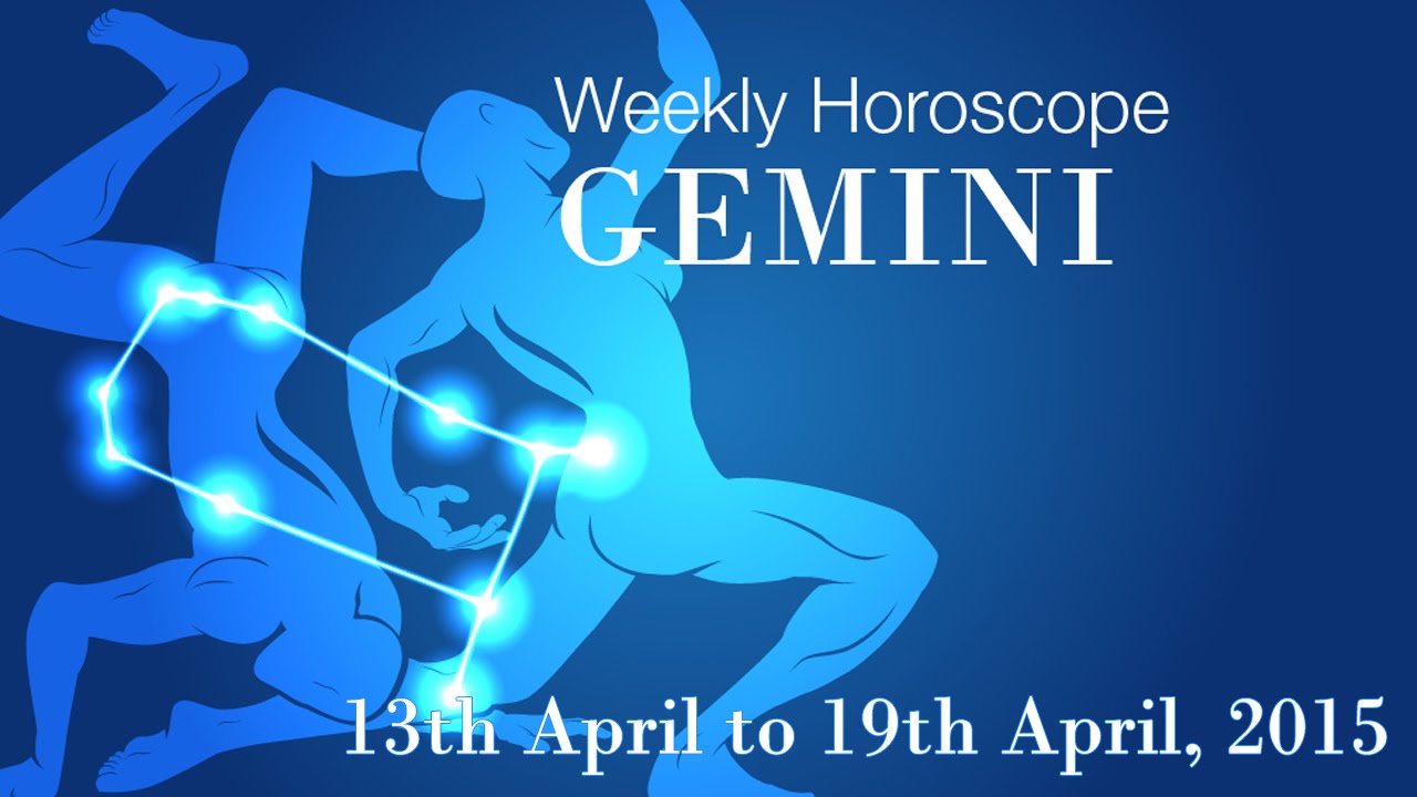 Gemini Weekly Horoscope From 13th April 2015 Prakash Astrologer YouTube