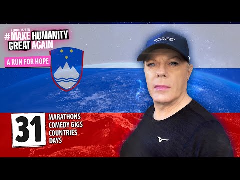 Eddie Izzard "A Run For Hope" - Marathon 14 - [Ljubljana, Slovenia - January 14, 2021]