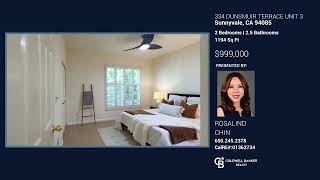 334 Dunsmuir Terrace Unit 3 Sunnyvale, CA | ColdwellBankerHomes.com 3 3 5 Sunnyvale Townhome