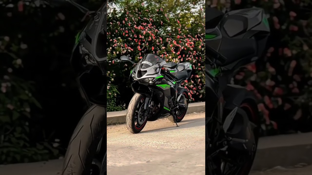 Kawasaki Ninja zx6r Look 💚❤️‍🔥. #viral #trending #larx