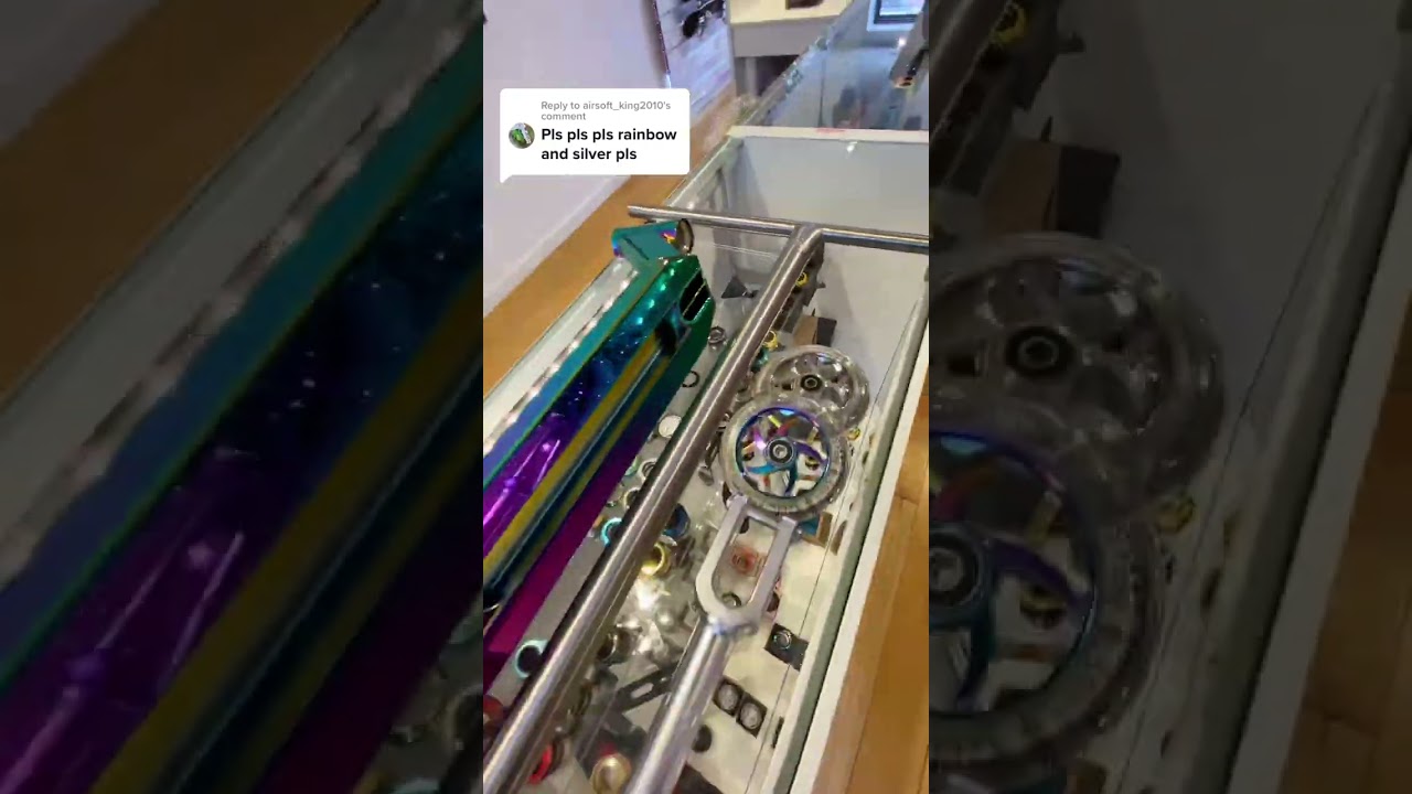 Shiny Rainbow & Silver Stunt Scooter ✨ 