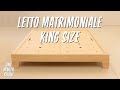 Ep.12 Come costruire un letto King Size completamente in legno Ikea style - One Maker Show