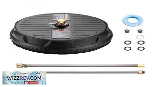 VEVOR Pressure Washer Surface Cleaner Universal 15" Pressure Washer Attachment 4000 Max