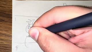 Countdown Calendar Drawing timelapse No. 1 - Vivaldi the Mallard