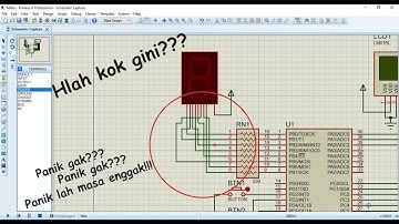 Control LCD, LED, & Seven Segment with ATmega8535