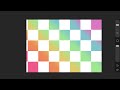How To Create Gradient Chequered Pattern