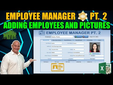 このExcel従業員マネージャーを使用して従業員と写真を読み込む方法を学ぶ[パート2]