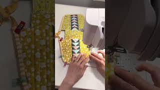 How to sew Zipper | Flying Geese Pouch Trio | Sewing Tip