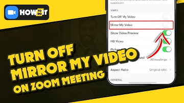How to turn off mirror my video option on zoom 2024 | Skill Wave
