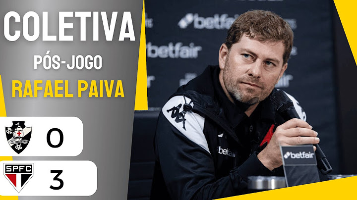 ENTREVISTA COLETIVA COM RAFAEL PAIVA | VASCO 0X3 SÃO PAULO | PÓS-JOGO | BRASILEIRÃO 2024 | 16/10/24
