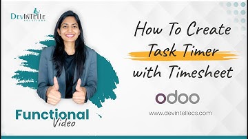 How To Create Task Timer with Timesheet In Odoo