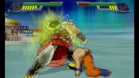 DBZ Infinite World: Broly exhibition combo #1