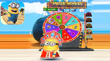 Minion Rush Prize Wheel stage 2 complete Sing Out fullscreen gameplay Walkthrough ios / android