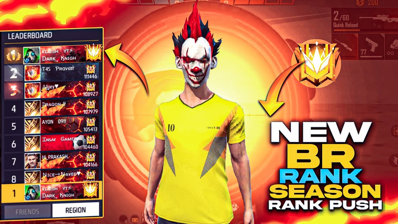 NEW BR RANK PUSH GOLD TO GRANDMASTER | SEASON 30 | FREE FIRE MAX | 18 ...