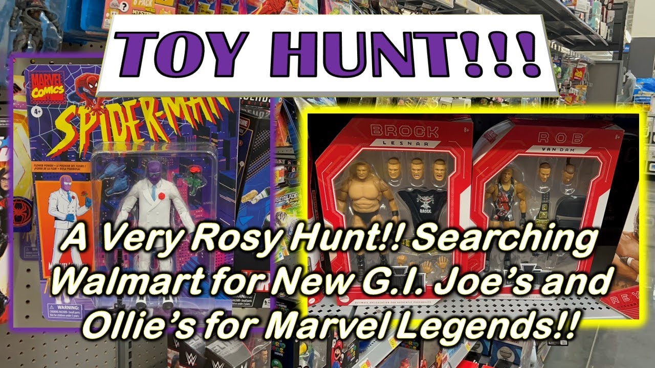Toy Hunt!!! Awesome Marvel Legends Finds Walmart & Ollie's!! WWE