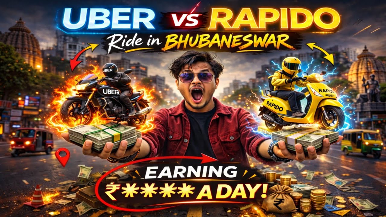 80 Day मैं ₹1,00,000 💸 || Day 10 || Uber Earning Shock!