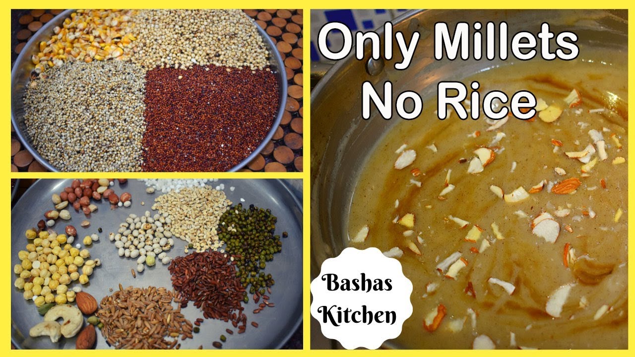 Baby Health Mix Powder With Millets In Tami Sathu Maavu Seivathu