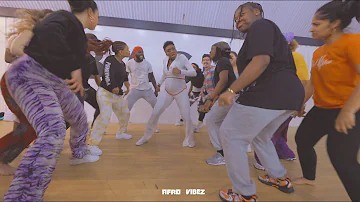 Goya Menor & Nektunez - Ameno - Amapiano Remix (Official AFROVIBEZ Dance Class video)