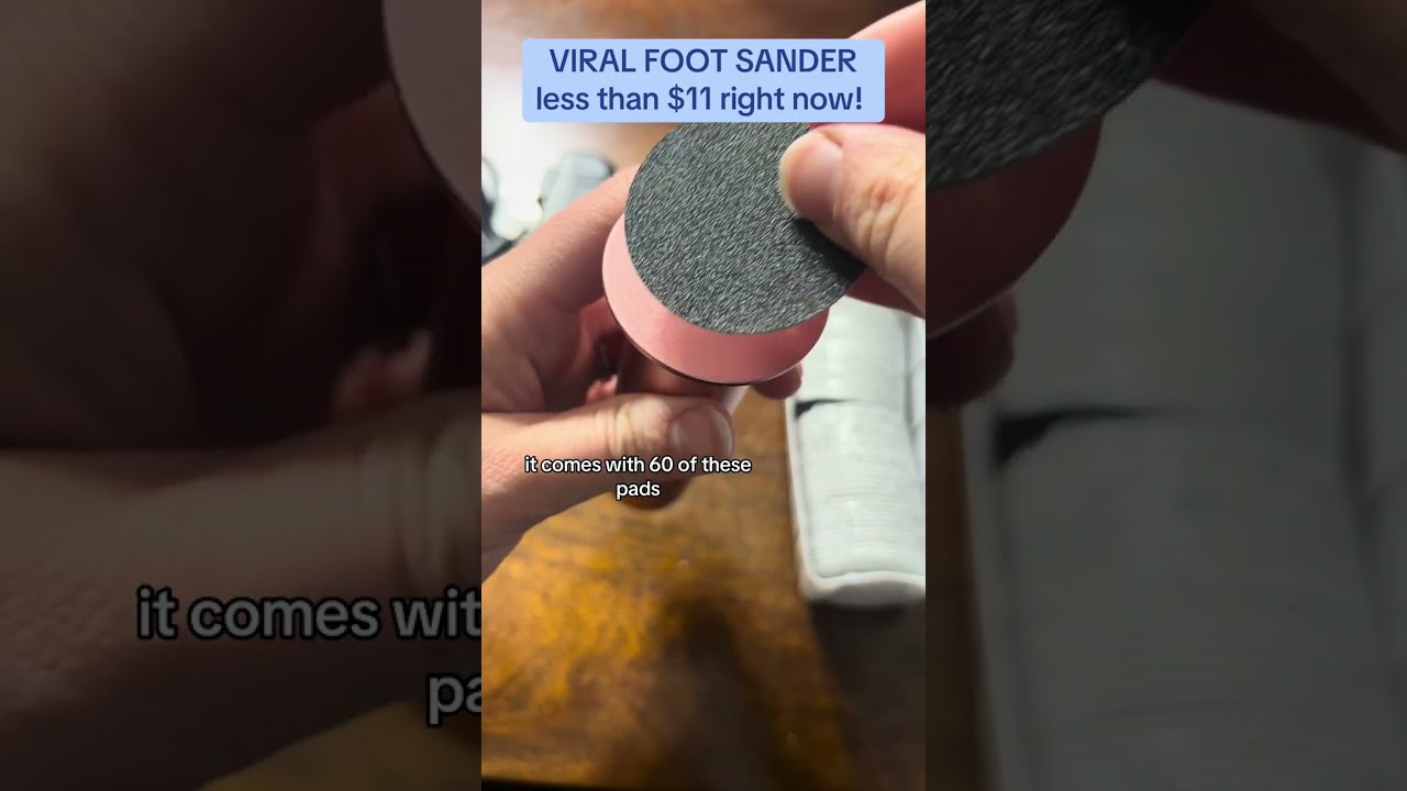 Smooth Feet Transformation with Electric Sander! 