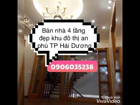 Bán nhà 4 tầng đẹp tại TP Hải Dương