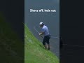Shoes off, hole out 🚫👟 Yani Tseng loses the socks and shoes to get a good stance and chips in!