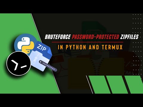 How to: Crack a Password-Protected Zipfiles in Android | Python Forensics Tutorial 🔴 Termux