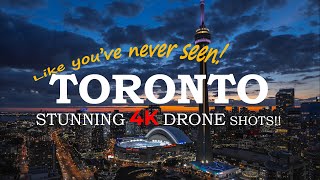 Stunning 4K Drone shots in Toronto, Canada.