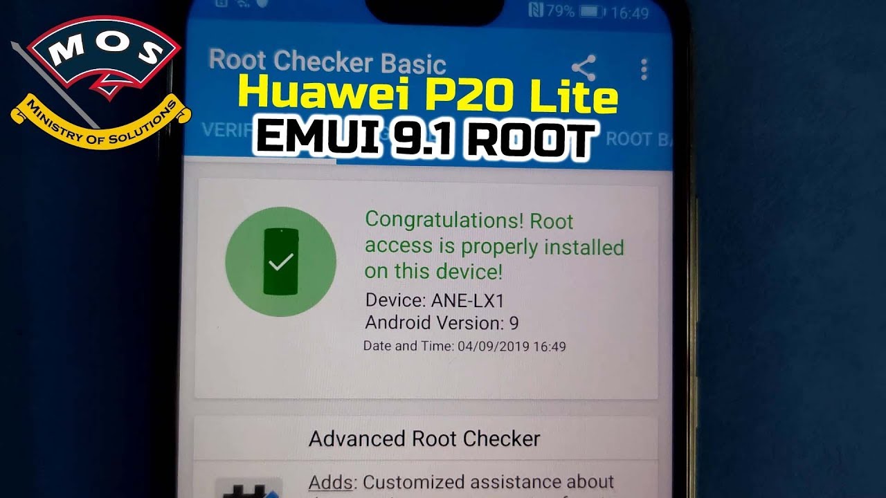 Huawei P20 Lite Root Emui9 Ane Lx1 Lx2 Lx3 Al00 Tl00 Nova 3e