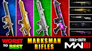 MW3 Marksman Rifles Ranked WORST to BEST! [Modern Warfare III]