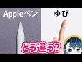 指とApple Pencilで絵を描き比べてみた【iPad】