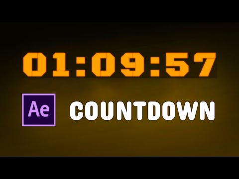 Countdown / Timer in After Effects erstellen (Deutsch)