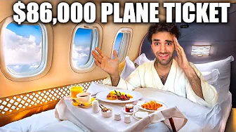 WORLD'S MOST EXPENSIVE FIRST CLASS (Record Breaking $86,000 Ticket)!