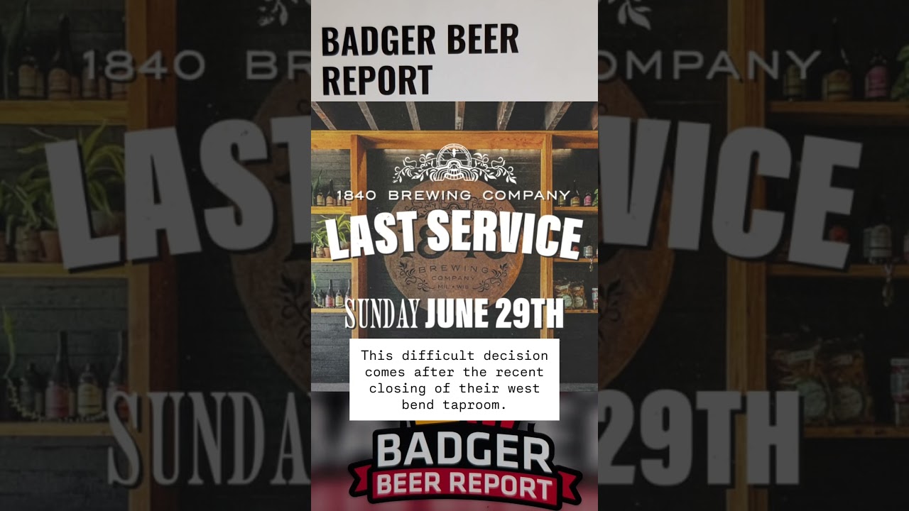 1840 brewing closes Sunday June 29th