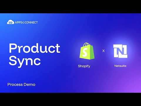 How to Sync Products from NetSuite to Shopify Automatically | APPSeCONNECT Demo
