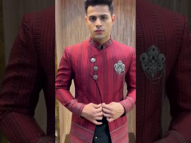 Buy Navy Blue Traditional Jodhpuri Suit for Men | Amogue