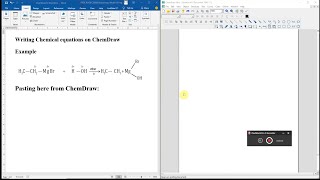 The Beginner's Guide to Copying Chemical Structures from ChemDraw to MS Word (English)