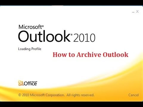 outlook archive