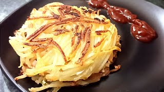 Pancake cum Burger | #potatopancake #healthybreakfast #pancakerecipe |