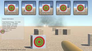 Unity - Realistic Bullet Ballistics - Demo Scene