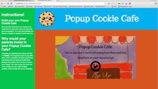 Popup Cookie Cafe