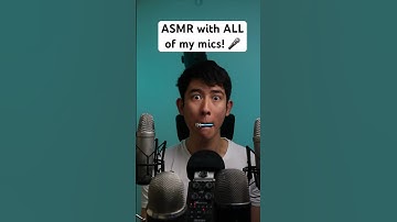 ASMR with ALL my mics! 🎤 #asmr
