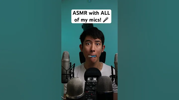 ASMR with ALL my mics! 🎤 #asmr