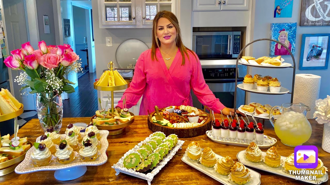 عراضة للعشية  بشهيوات جد راقية سهلة جدا tea time 🫖