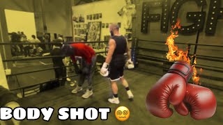 He Knocked the Air Out of Me (Twice) | First Sparring Back at New Gym 🥊⭐️