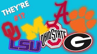 The Top 10 CFB Programs of the Last Decade!