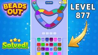 🔴 Beads Out - Level 877 Walkthrough | Gameplay & Solution Guide 🧠✨