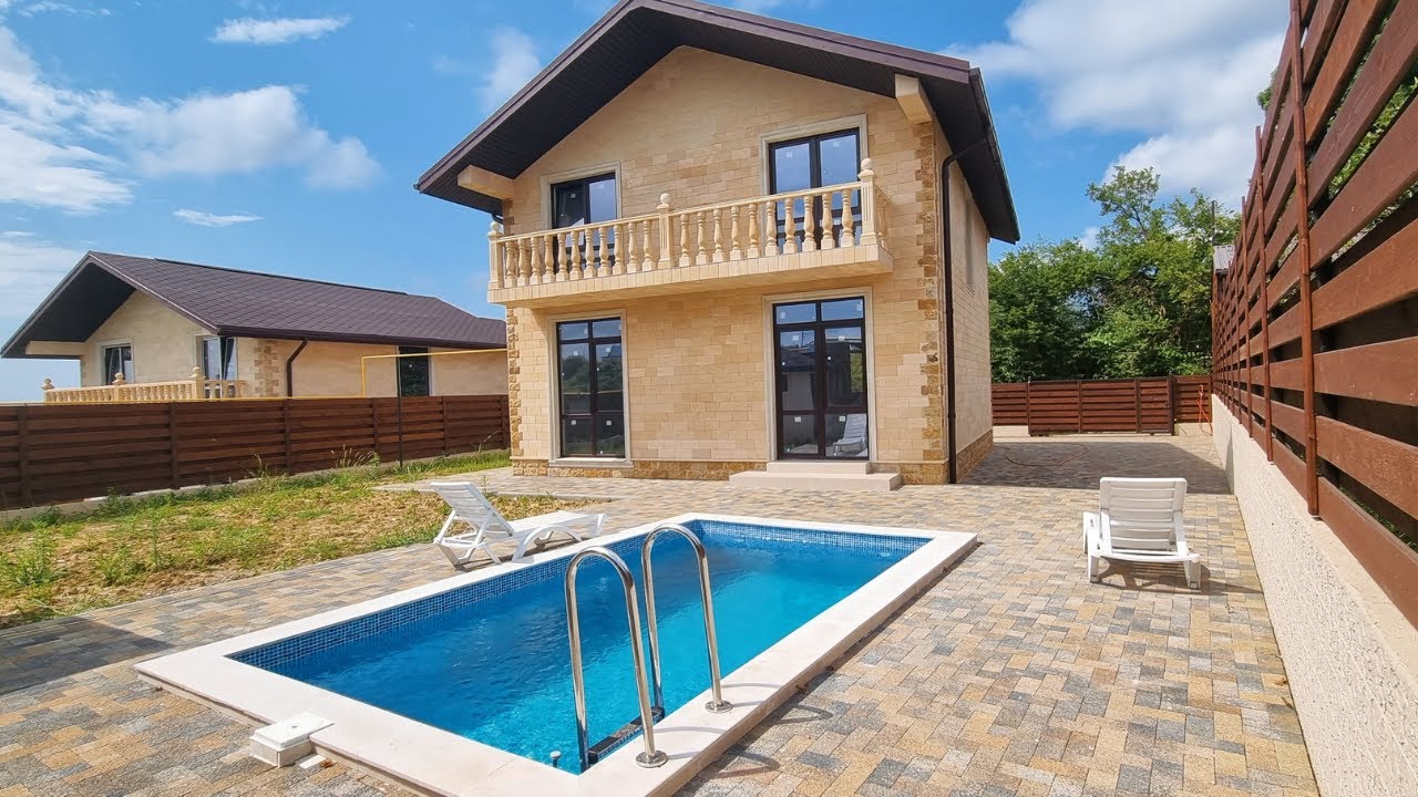 ⭐️ Коттедж с бассейном - YouTube